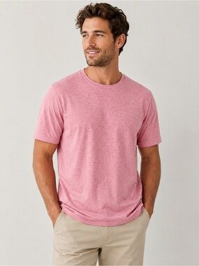 Banana Republic Factory Heather Rose Short Sleeve Crewneck Tee